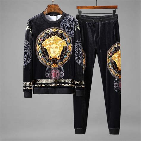 versace men's sweater|velvet tracksuit men's Versace.